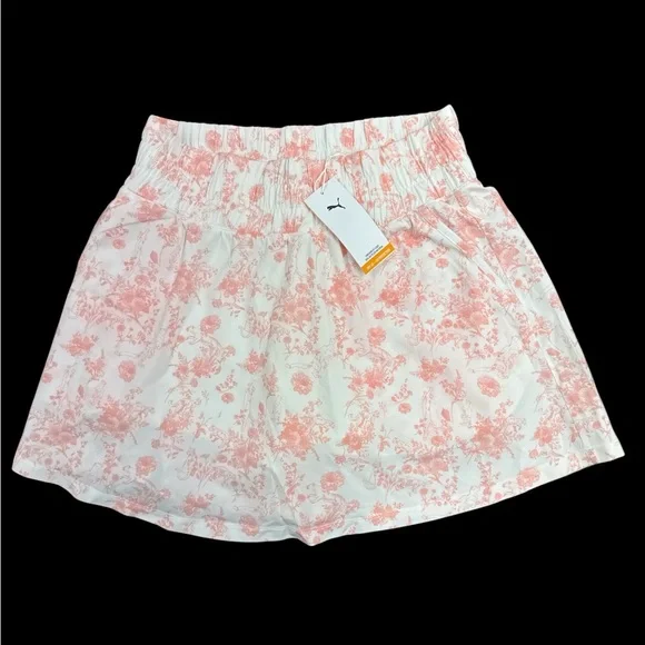 Puma Coral Toille Patterned Golf Skort NWT (Medium) - Picture 1 of 5